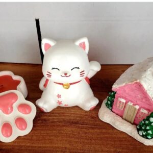 Kedi kalemlik ,pati kutu ve ev tütsü set